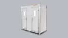 Double portable toilet 300L