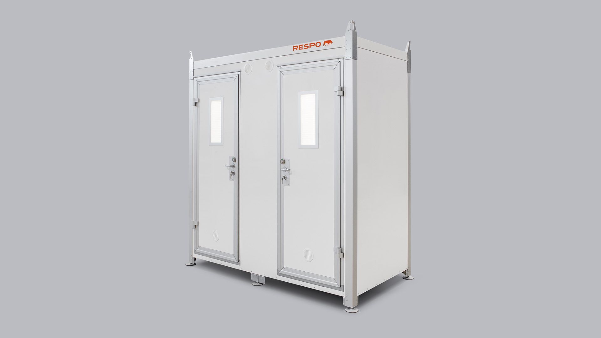 Double portable toilet 300L