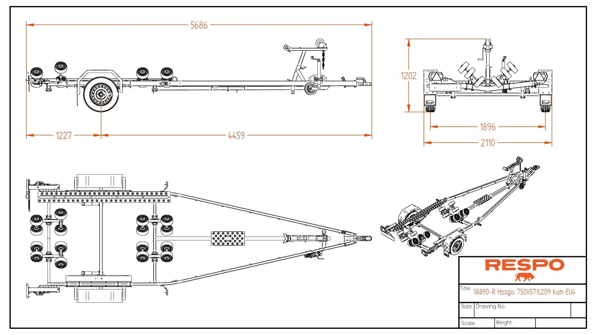 750V571 Multiroller regulējama ass
