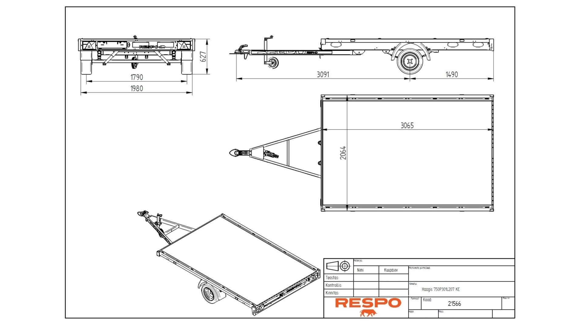 750P301L207 Platforma
