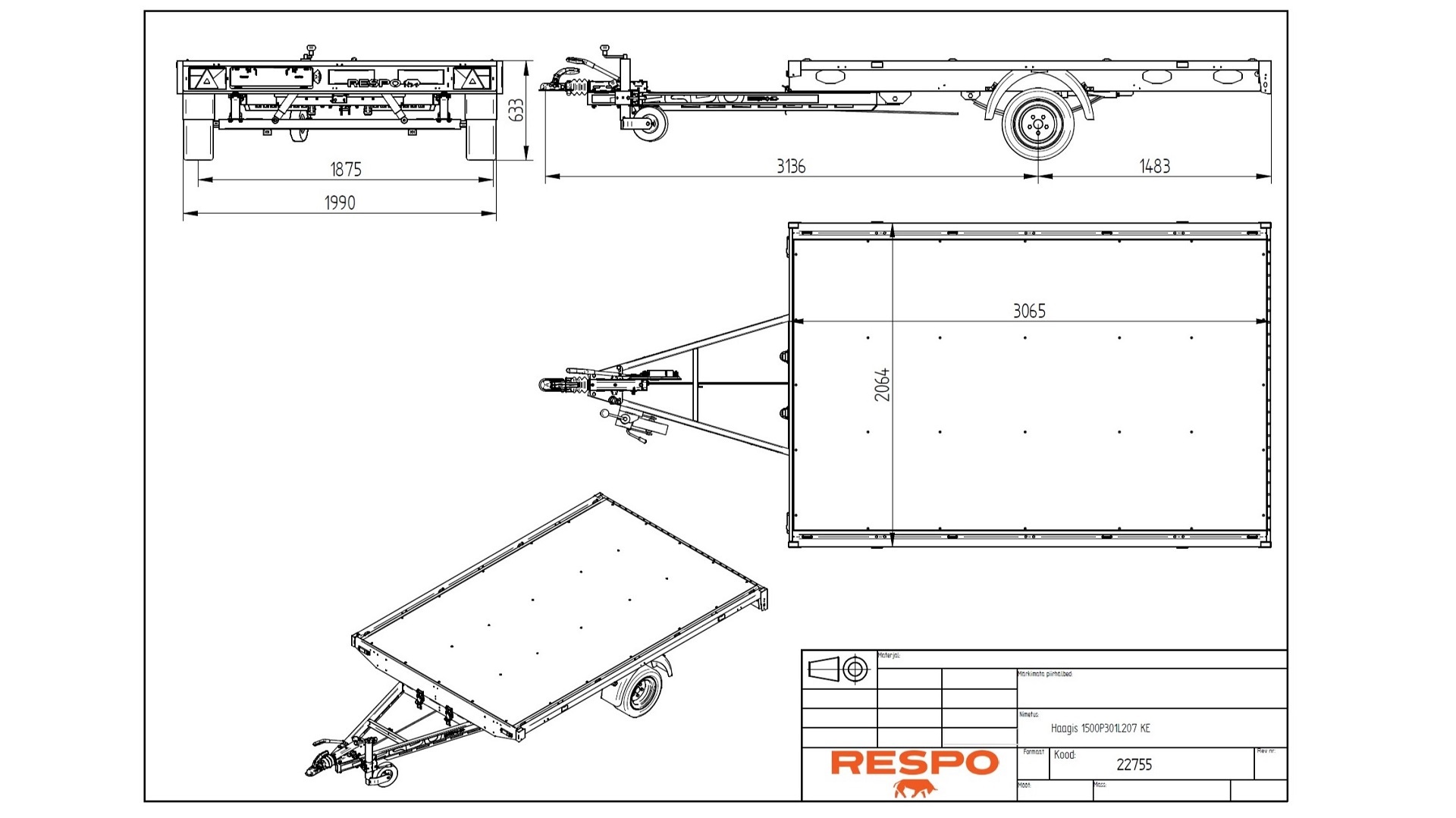 1500P301L207 Platforma